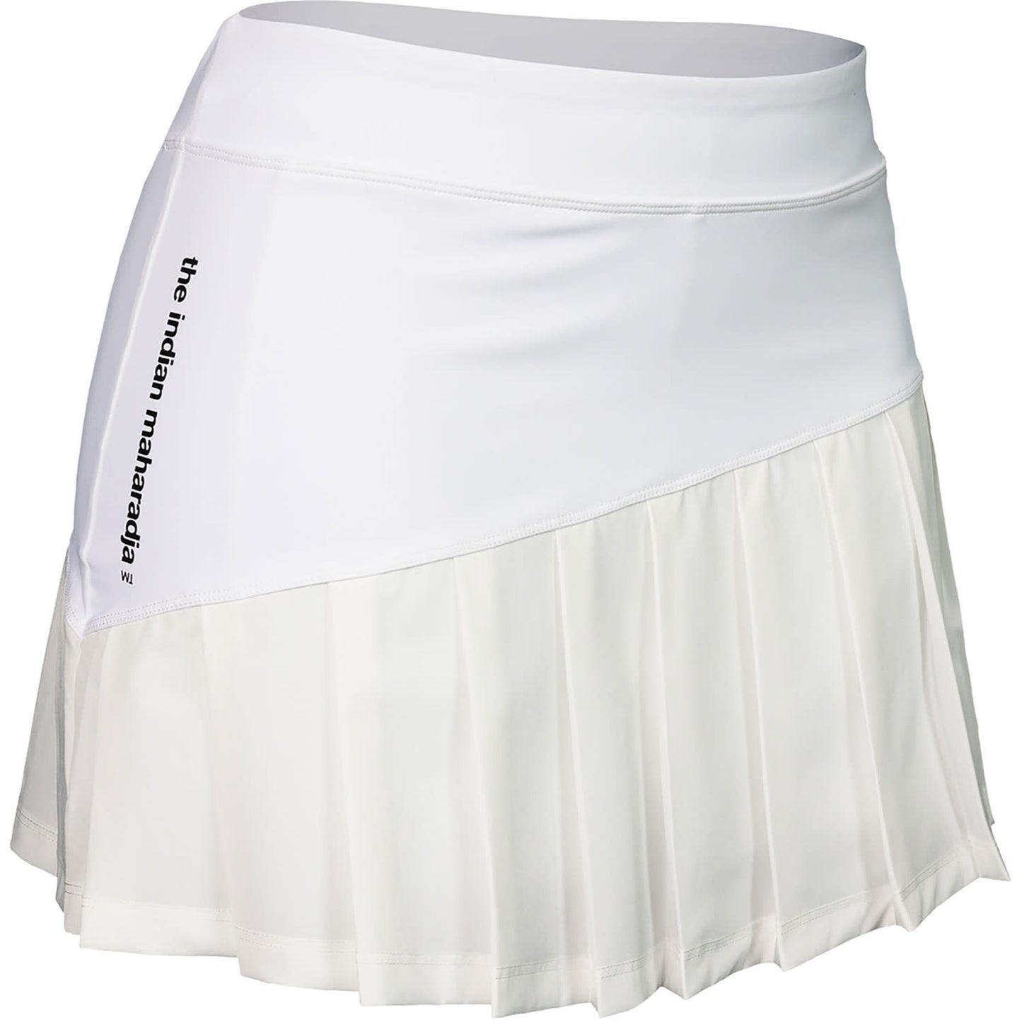 Indian Maharadja Pleated Skirt White