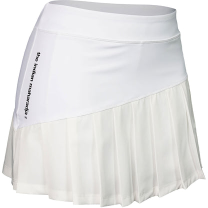 Indian Maharadja Pleated Skirt White