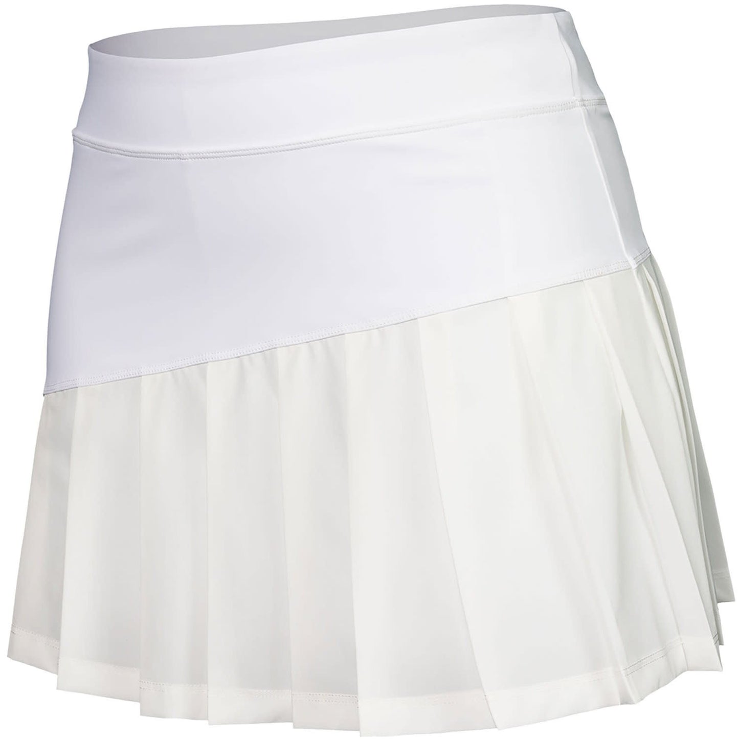 Indian Maharadja Pleated Skirt White