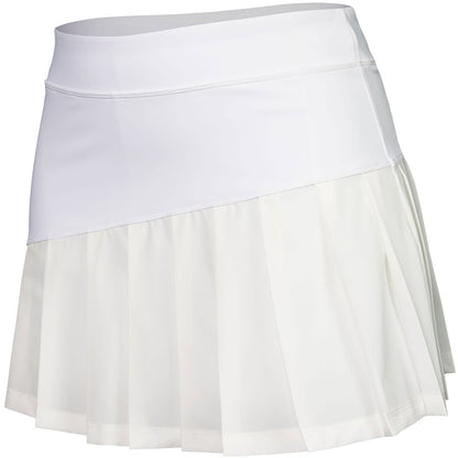 Indian Maharadja Pleated Skirt White