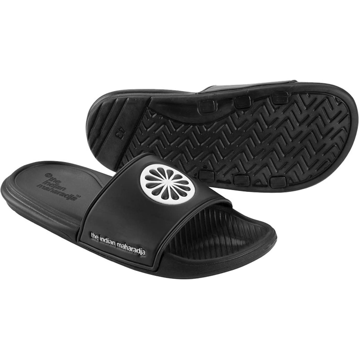 Indian Maharadja Slippers Black