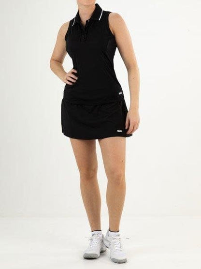 Sjeng Jacintha Sleeveless Polo Black