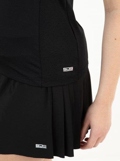 Sjeng Jacintha Sleeveless Polo Black