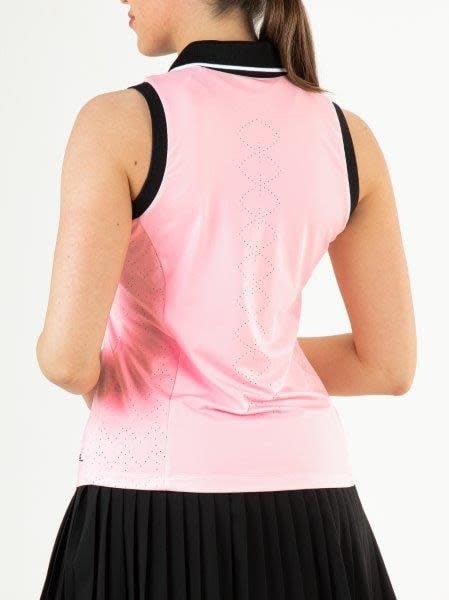 Sjeng Jacintha Sleeveless Polo Sorbet Pink