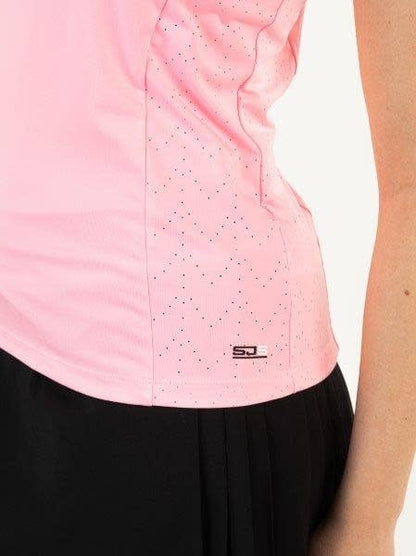 Sjeng Jacintha Sleeveless Polo Sorbet Pink