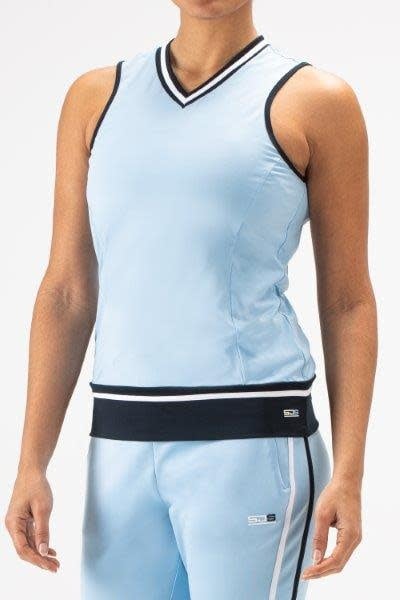 Sjeng Jayda Sleeveless Top Blue Bell