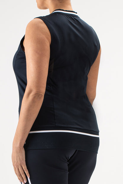 Sjeng Jayda Plus Sleeveless Top Navy