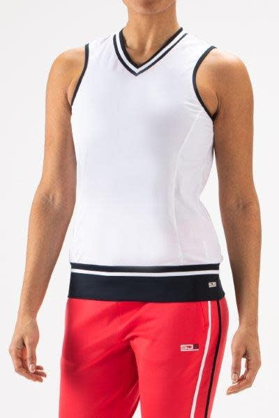 Sjeng Jayda Sleeveless Top White