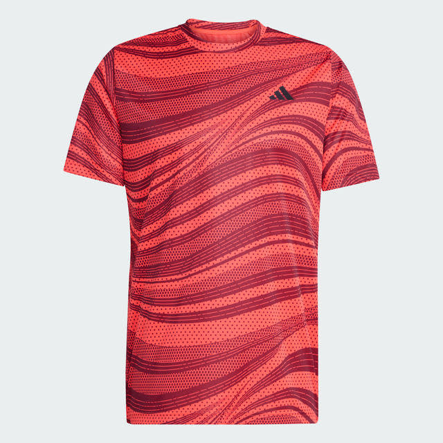 Adidas Club Graphic Tee Climacool Men Red