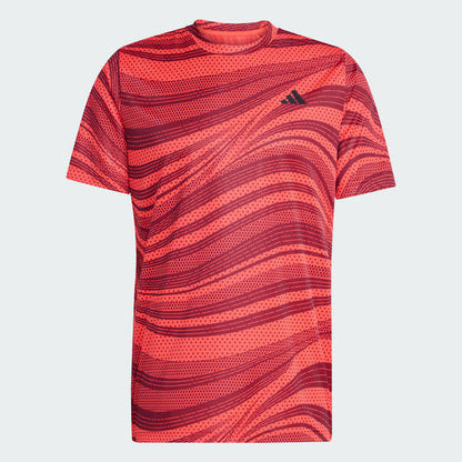 Adidas Club Graphic Tee Climacool Men Red