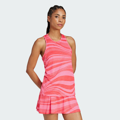 Adidas Club Graphic Tank Pink