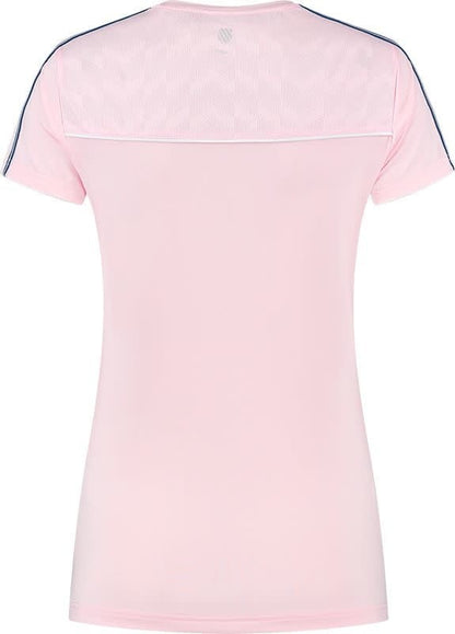K-SWISS HYPERCOURT ROUND NECK MESH TEE Pink