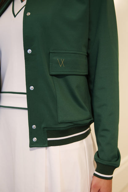 Vieux Jeu Kim Dress White - Green