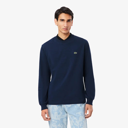 Lacoste Sport  Cotton Longsleeve Shirt Navy