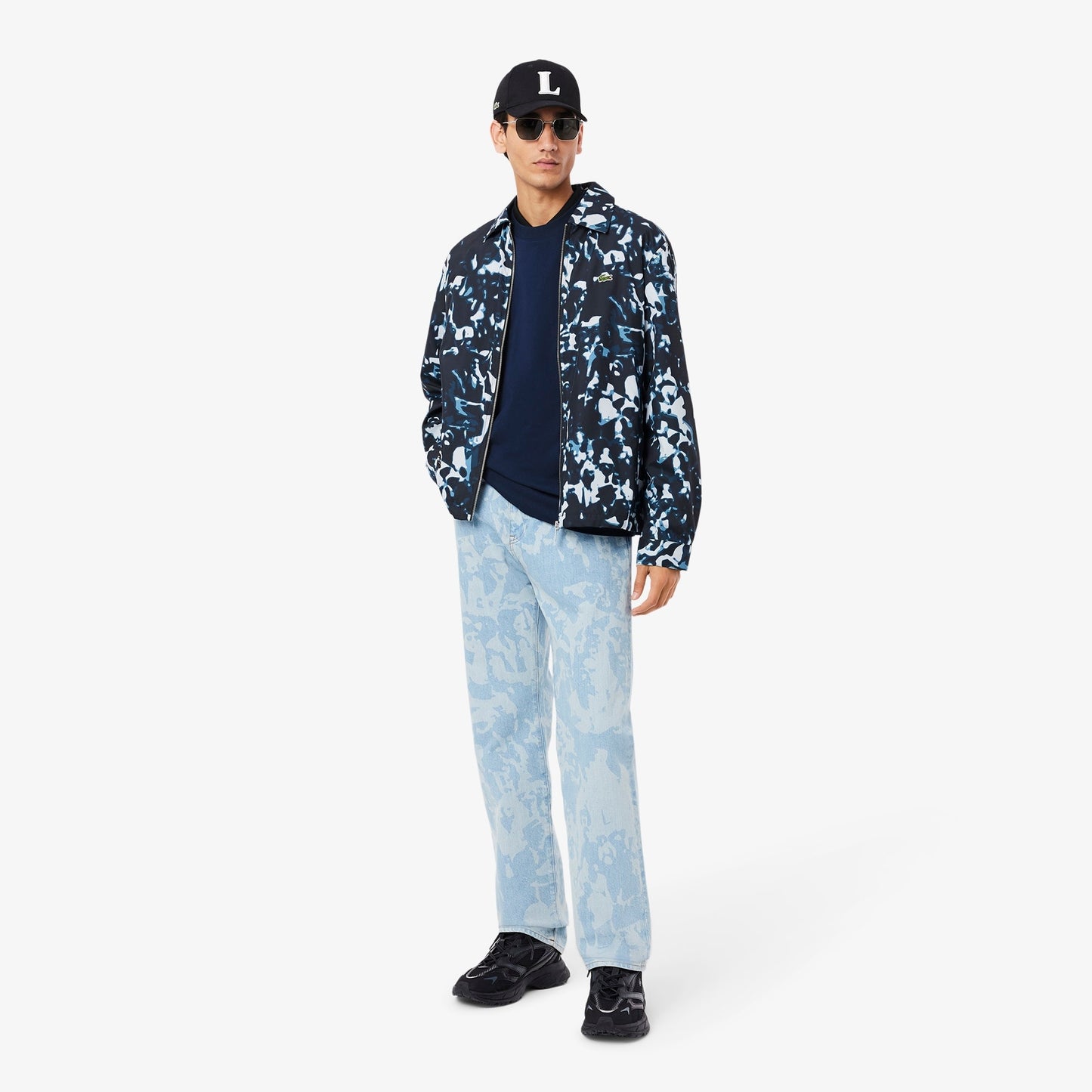 Lacoste Sport  Cotton Longsleeve Shirt Navy