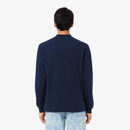 Lacoste Sport  Cotton Longsleeve Shirt Navy