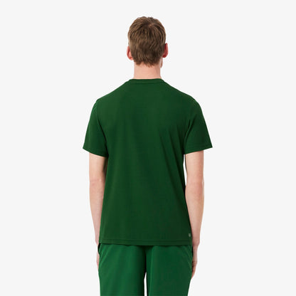 Lacoste Sport Djokovic Tee Green - Navy