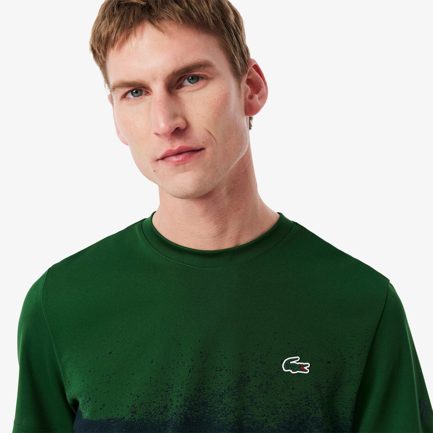 Lacoste Sport Djokovic Tee Green - Navy