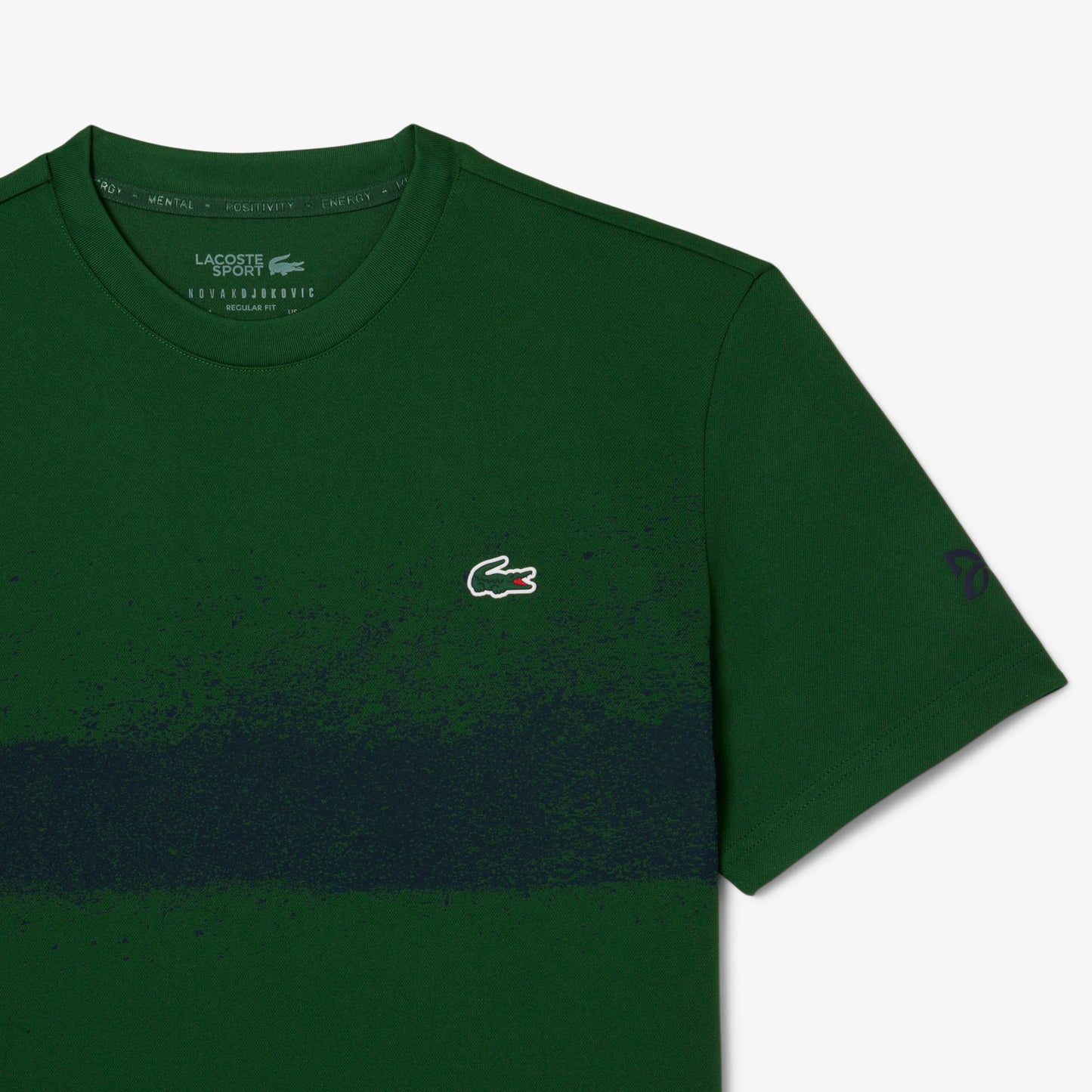 Lacoste Sport Djokovic Tee Green - Navy