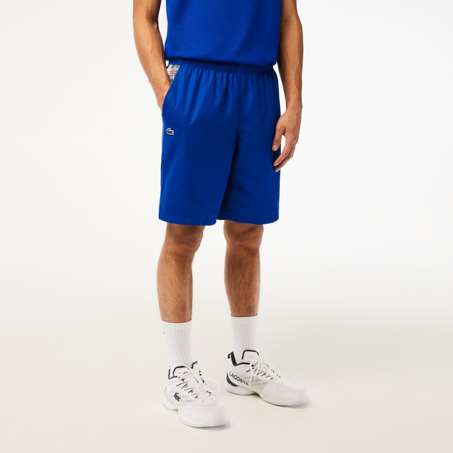 Lacoste Sport Short met Ruit