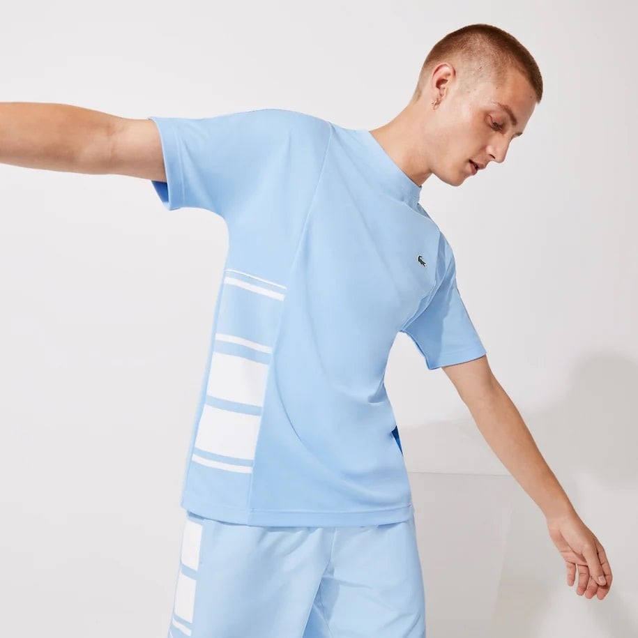 Lacoste Sport T-Shirt Blue-White