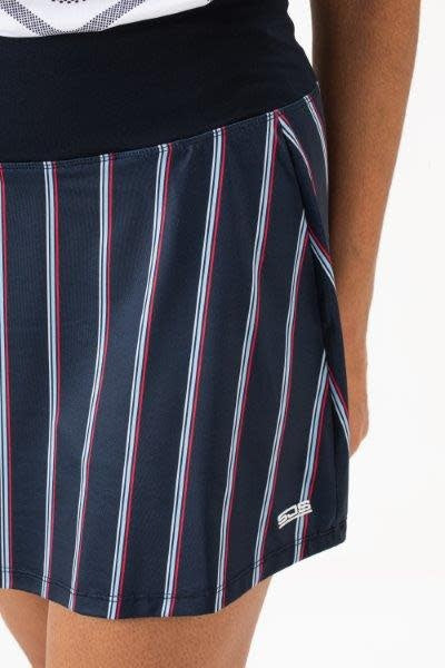 Sjeng Leanne Skort Navy Strippes