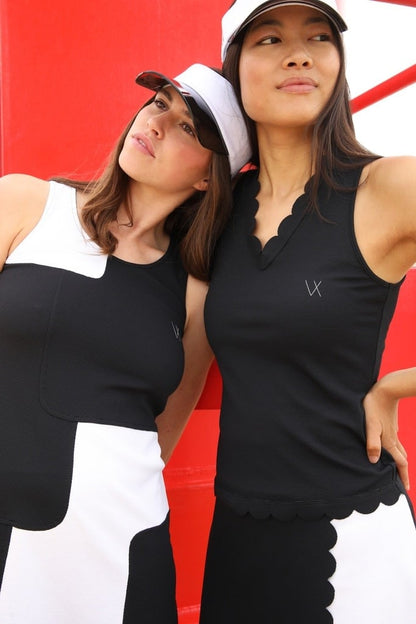 Vieux Jeu Lien Top Black