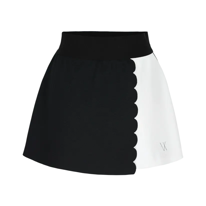 Vieux Jeu Lisette Skirt Black - White