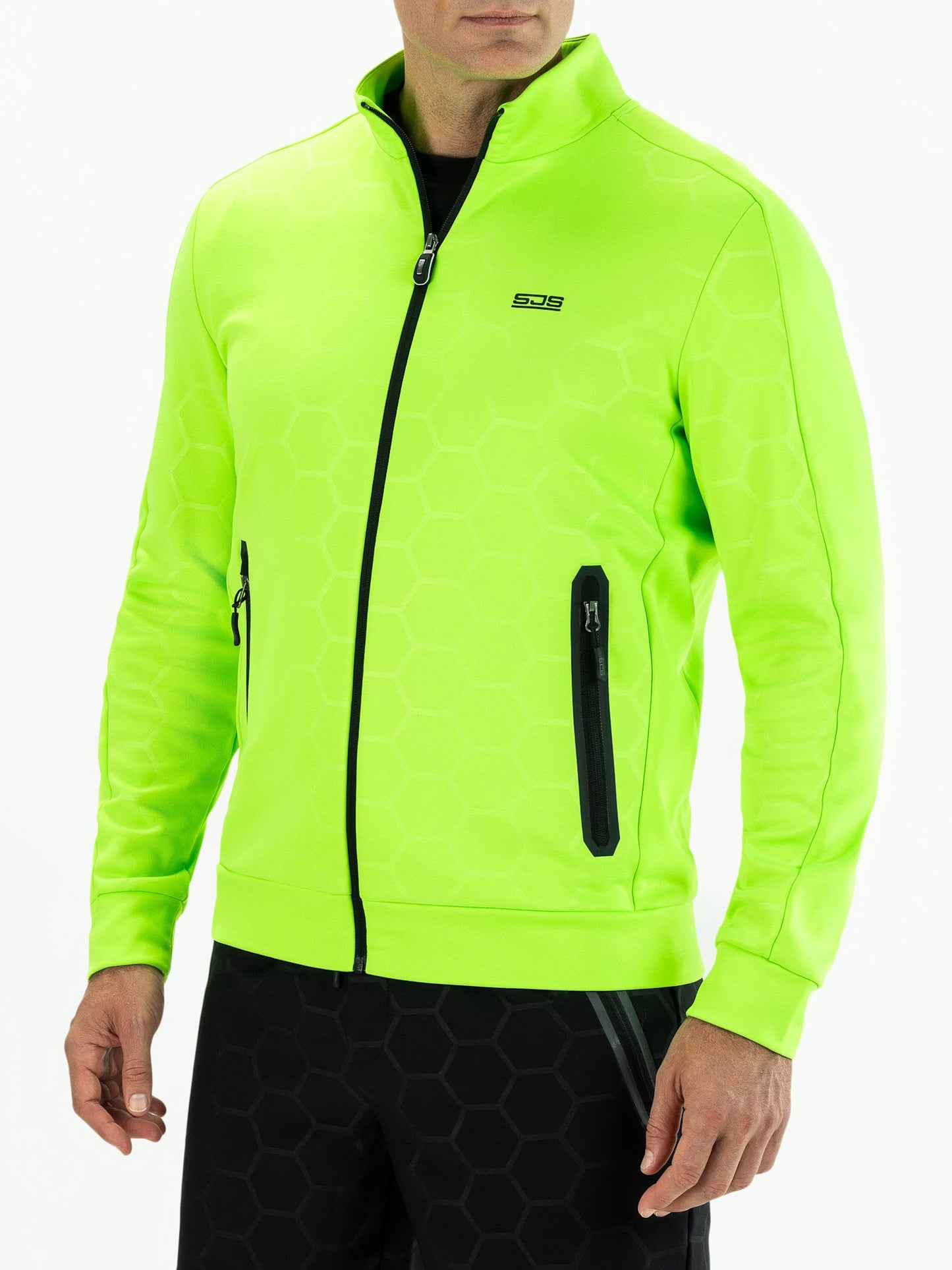 Sjeng Malek Mens Jacket Shocking Green