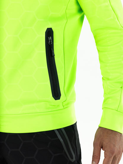 Sjeng Malek Mens Jacket Shocking Green