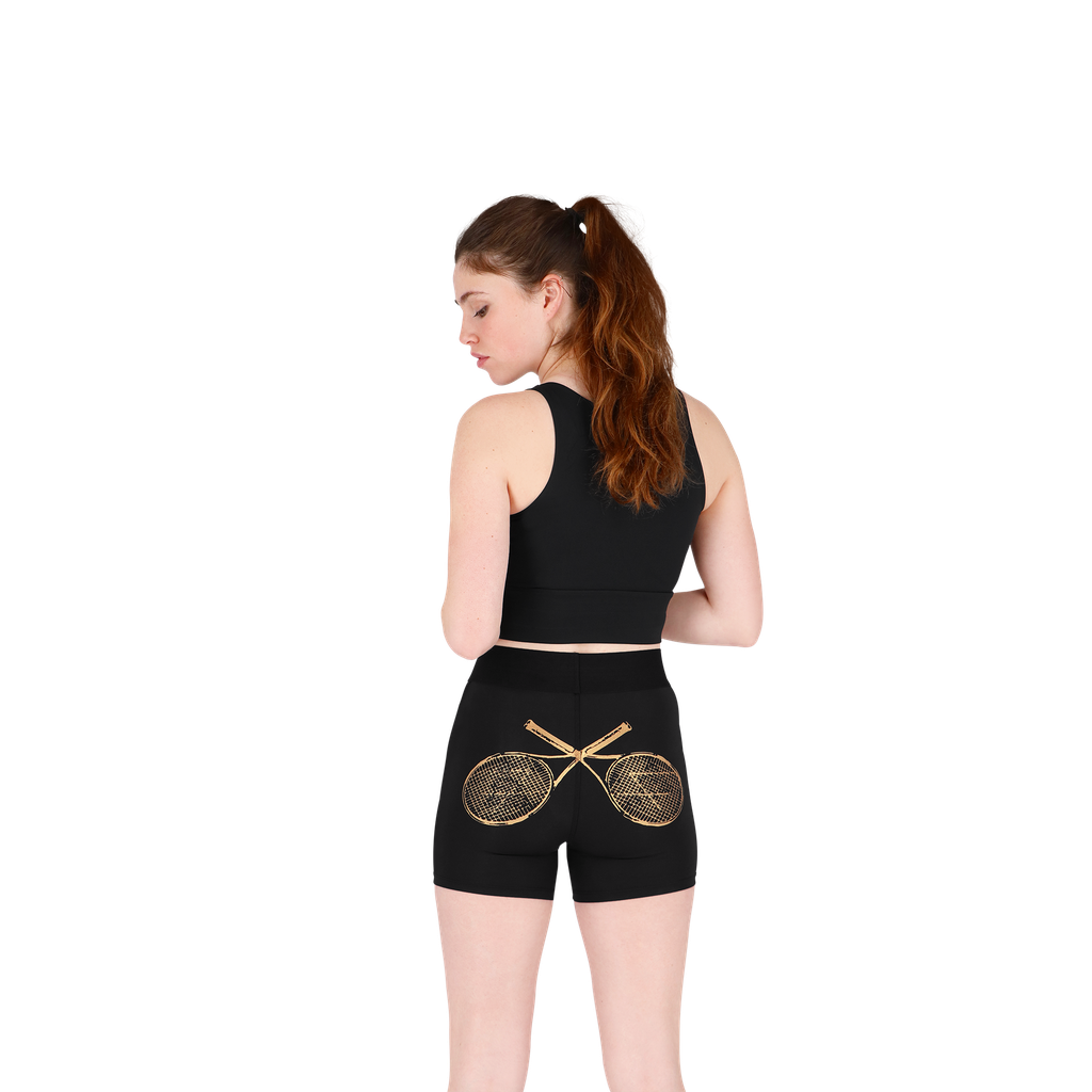 Vieux Jeu Marie Short Tennis Black