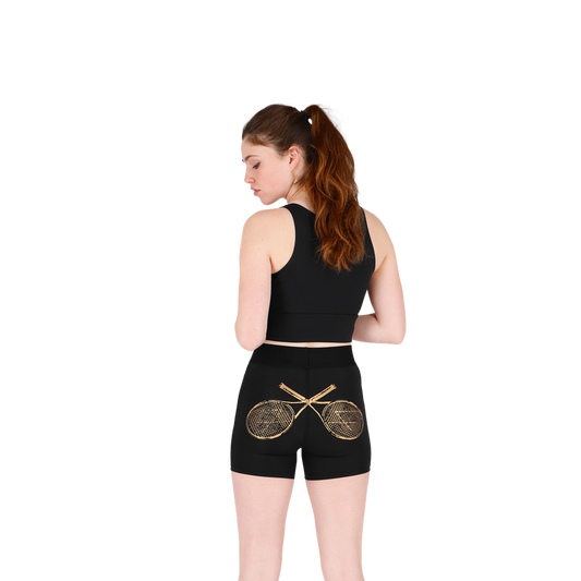 Vieux Jeu Marie Short Tennis Black