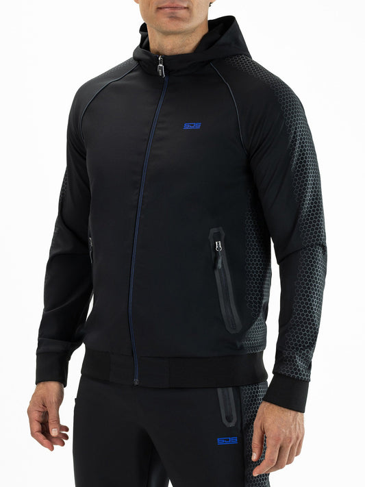 Sjeng Marlon Men Hooded Jacket Black