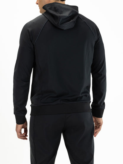 Sjeng Marlon Men Hooded Jacket Black