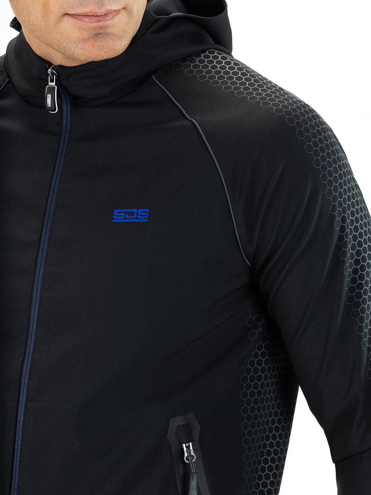 Sjeng Marlon Men Hooded Jacket Black