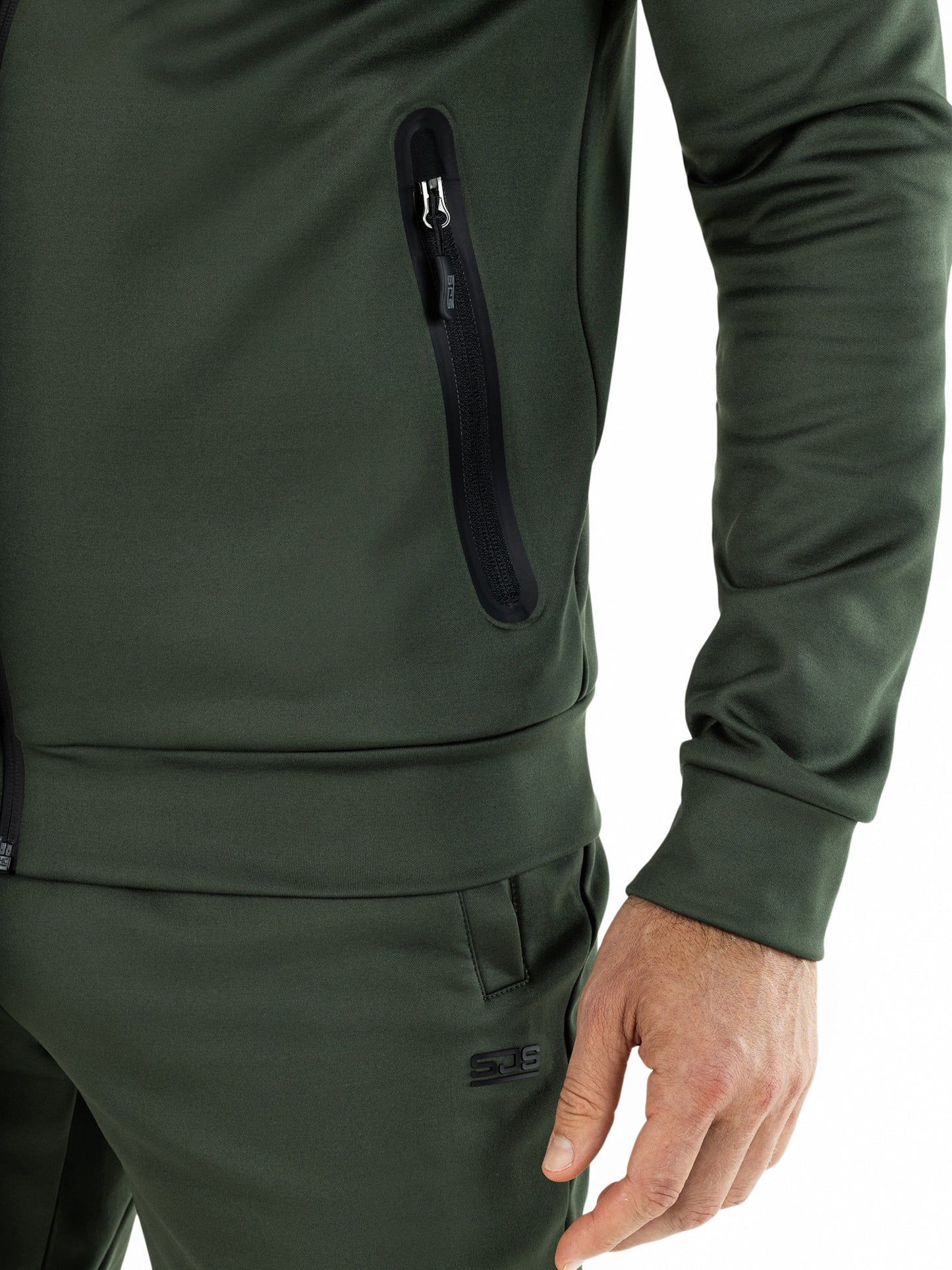 Sjeng Maxim Mens Hooded Jacket Camo Green