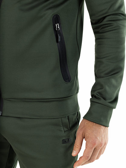 Sjeng Maxim Mens Hooded Jacket Camo Green