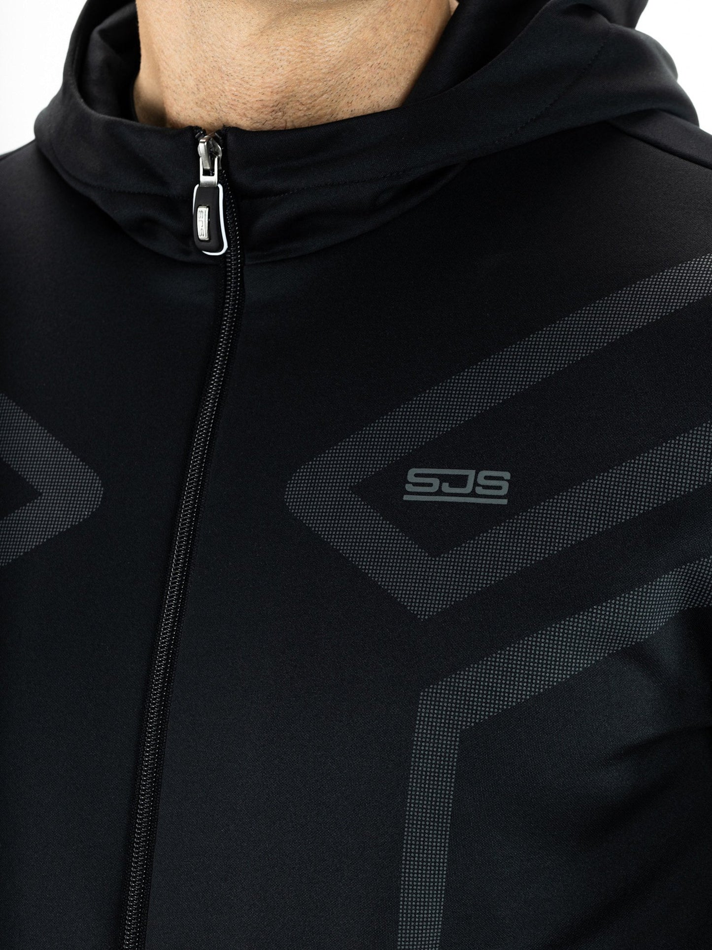 Sjeng Milano Men Hooded Jacket Black