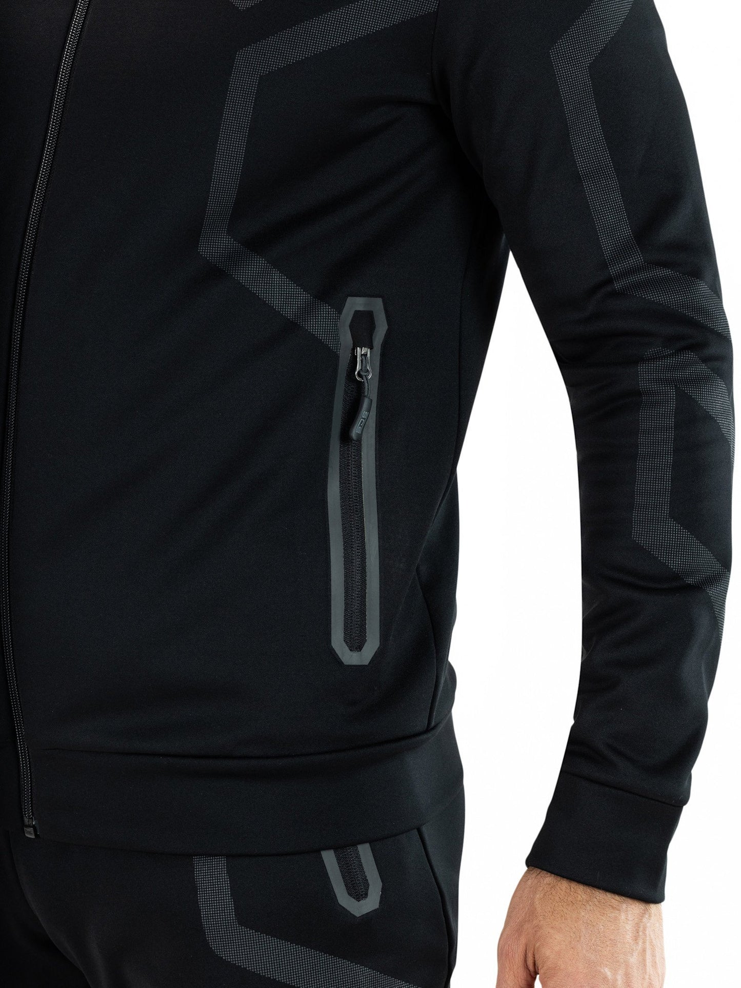 Sjeng Milano Men Hooded Jacket Black