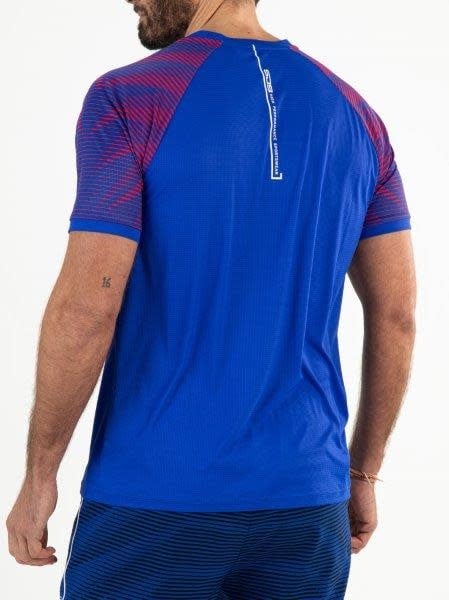 Sjeng Mosley Tee Bleu Neon