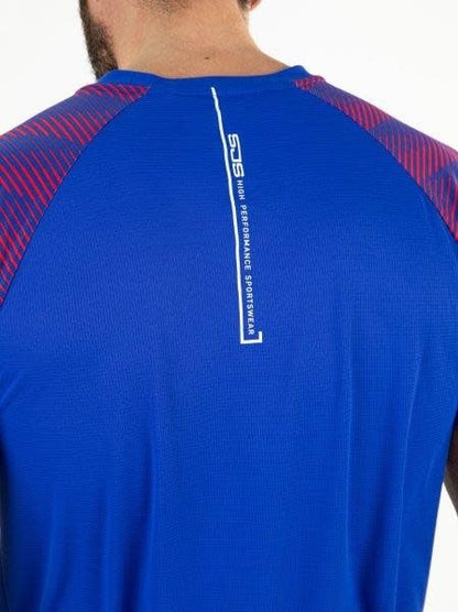 Sjeng Mosley Tee Bleu Neon
