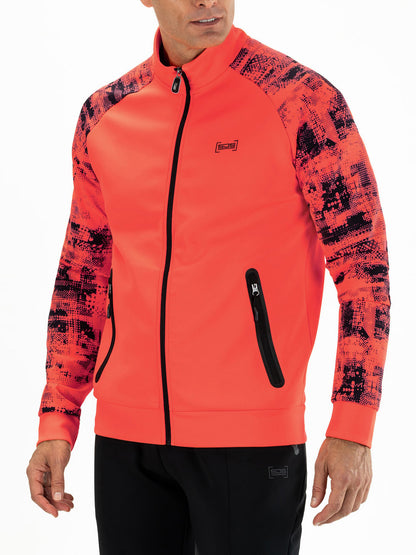 Sjeng Murphy Mens Track Jacket Fiery Coral