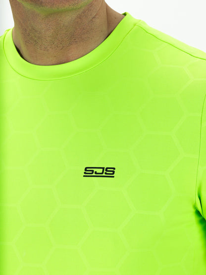 Sjeng Nero Mens Tee Shocking Green
