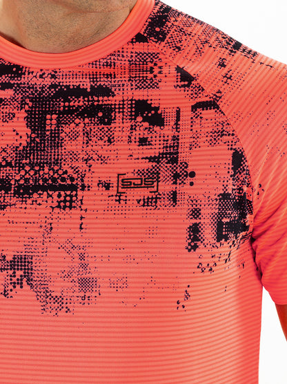 Sjeng Notting Mens Tee Fiery Coral