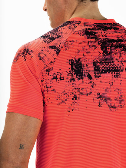 Sjeng Notting Mens Tee Fiery Coral