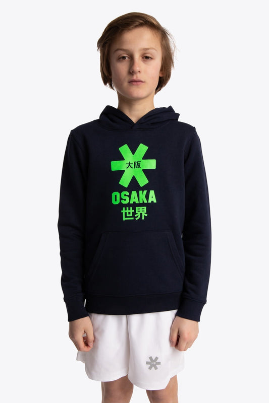 Osaka Deshi Hoodie Green Star - Navy