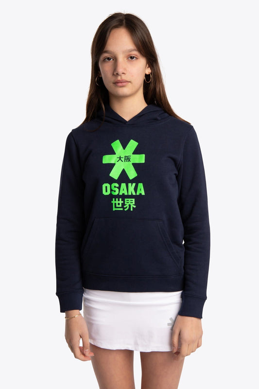 Osaka Deshi Hoodie Green Star - Navy
