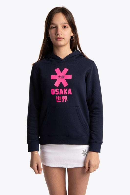 Osaka Deshi Hoodie Pink Star - Navy