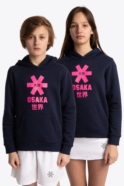 Osaka Deshi Hoodie Pink Star - Navy