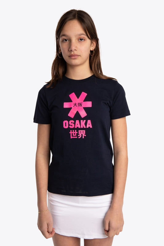 Osaka Deshi Tee Pink Star - Navy